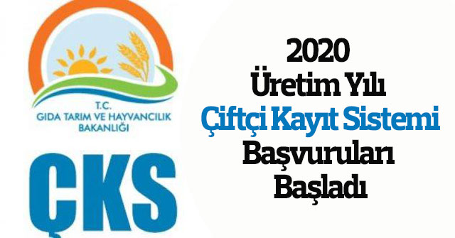 Çiftçi Kayıt Sistemi(ÇKS)Başvuruları Başladı