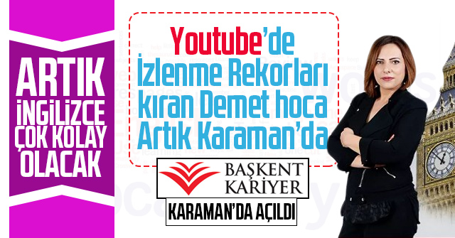 Dil Merkezi Karaman'da Açıldı !