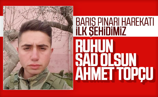 Barış Pınarı Harekatı'nda bir asker şehit oldu