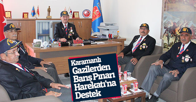 Karamanlı Gazilerden Barış Pınarı Harekatı’na Destek