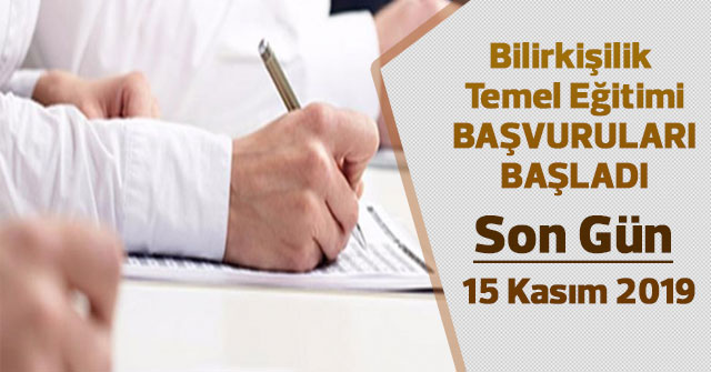 Bilirkişilik Temel Eğitimi Başvuruları Başladı