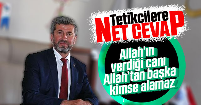 Başkandan tetikcilere net cevap