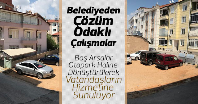 Belediyeden Çözüm Odaklı Çalışmalar