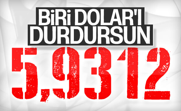 Dolar 5,90'ın üzerinde seyrediyor