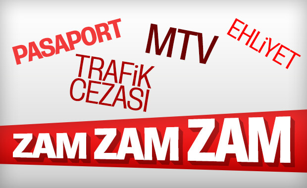 Ceza, harç ve vergilerde 2020 zammı belli oldu