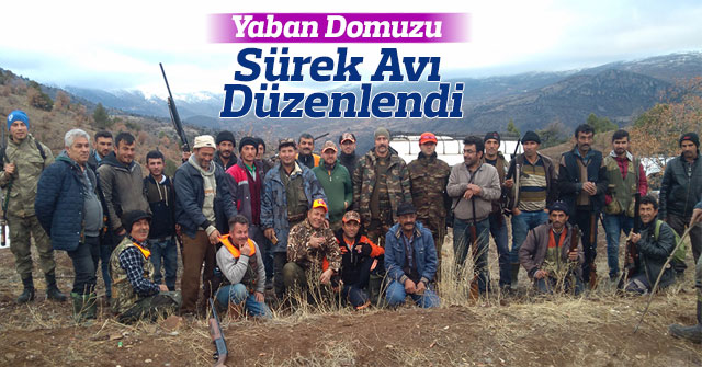 Yaban Domuzu Sürek Avı Düzenlendi