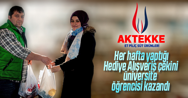 Aktekke Gıda Hediye çeki dağıtmaya devam ediyor