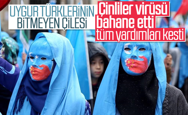 Çin, Uygur Türklerine yardımları kesti