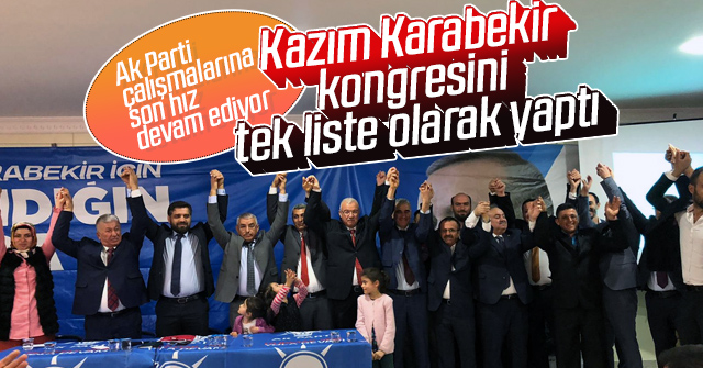 Kazımkarabekir Yeni İlçe Başkanını Seçti