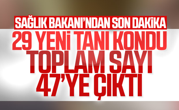 Sağlık Bakanı Koca: Koronavirüs vaka sayısı 47’ye yükseldi