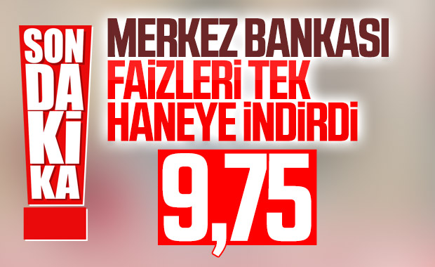 Merkez Bankası'ndan faiz indirimi