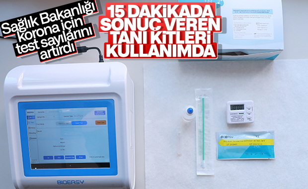 15 dakikada sonuç veren tanı kitinin kullanımına başlandı