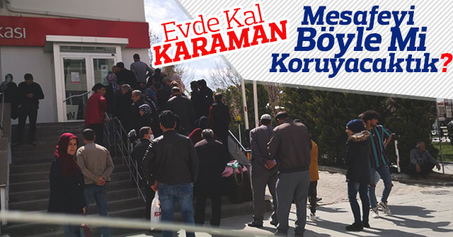 Mesafeyi böyle mi koruyacaktık?