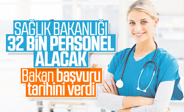 Sağlık Bakanlığı'na 32 bin personel alımının detayları