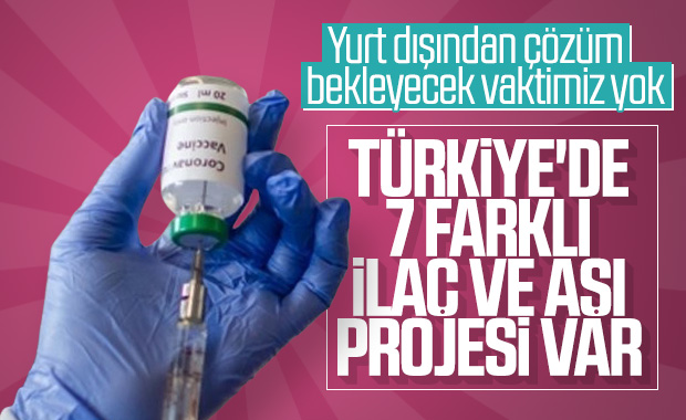 Türkiye'nin 7 aşı 7 de ilaç geliştirme projesi var