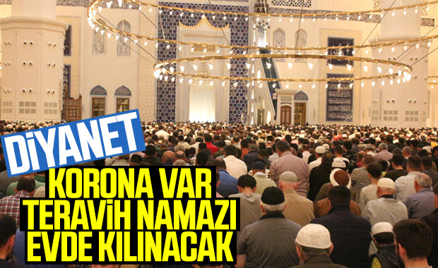 Ramazan ayında teravih namazları evde kılınacak