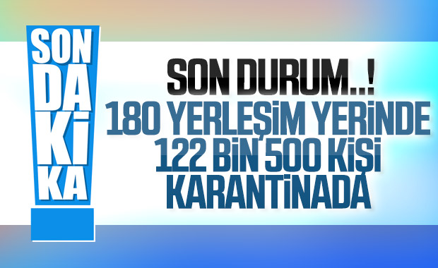 Bakan Soylu: 122 bin kişi karantinada