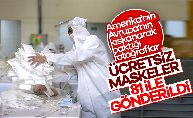 Ücretsiz maskeler dağıtıma çıktı