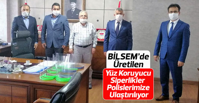 Yüz Koruyucu Siperlikler Polislerimize Ulaştırılıyor