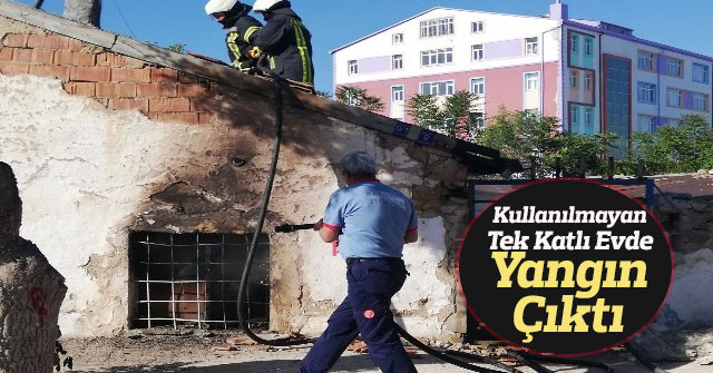 Karaman'da ev yangını