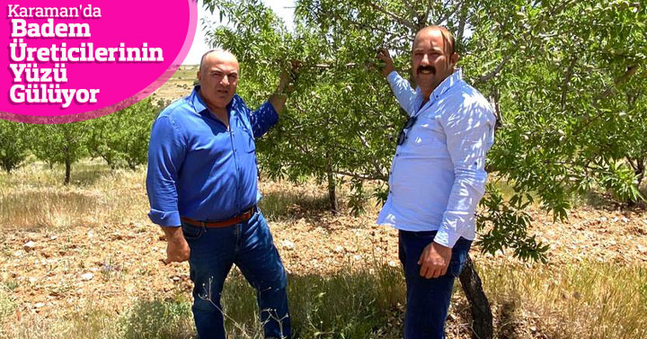 Karaman’da Badem Üreticilerimizin Yüzü Gülüyor