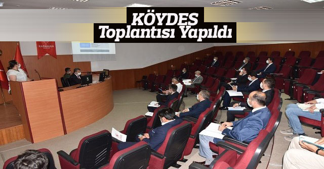 KÖYDES toplantısı yapıldı