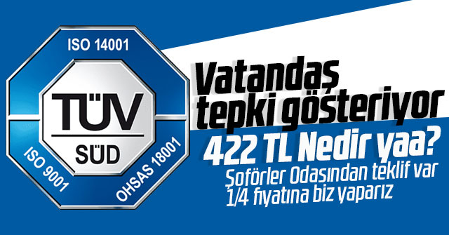 Araç muayene ücretlerine vatandaş tepki gösteriyor.