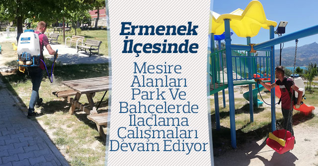 Ermenek  İlçesinde İlaçlama  Çalışmaları  Devam Ediyor