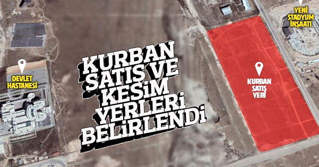 Kurban Satış Ve Kesim Yerleri Belirlendi