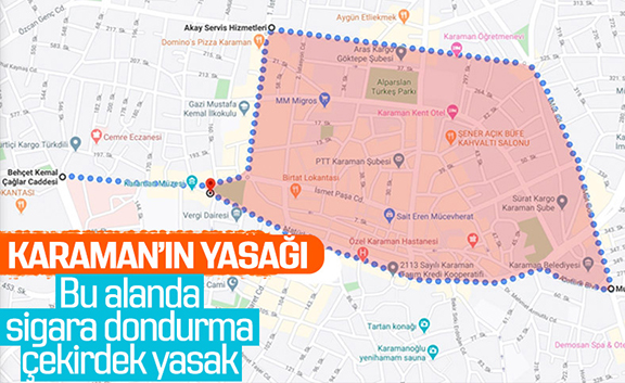 Karaman'da koronavirüs yasakları