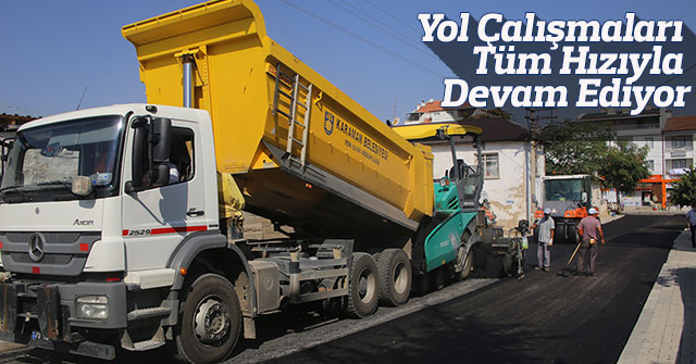 Belediyenin Yol Çalışmaları Farklı Bölgelerde