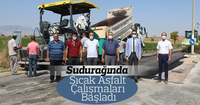 Sudurağında Sıcak Asfalt Çalışmaları Başladı