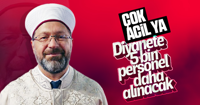 Diyanet 5 bin personel daha alacak