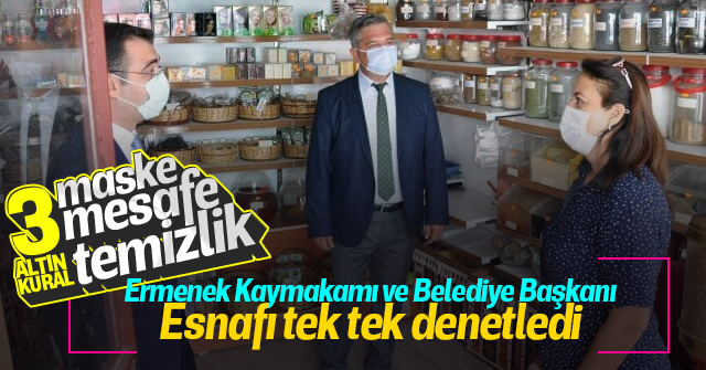 Ermenek'te denetimler hızla devam ediyor