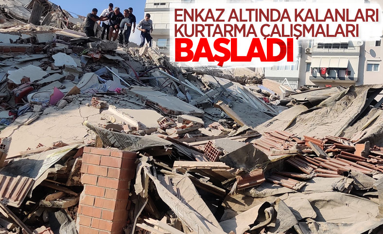 İzmirliler enkaz altında kalanların yardımına koştu