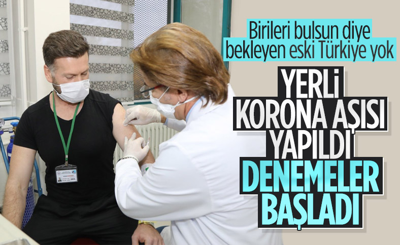 Erciyes Üniversitesi'nde geliştirilen korona aşısının insan denemeleri başladı