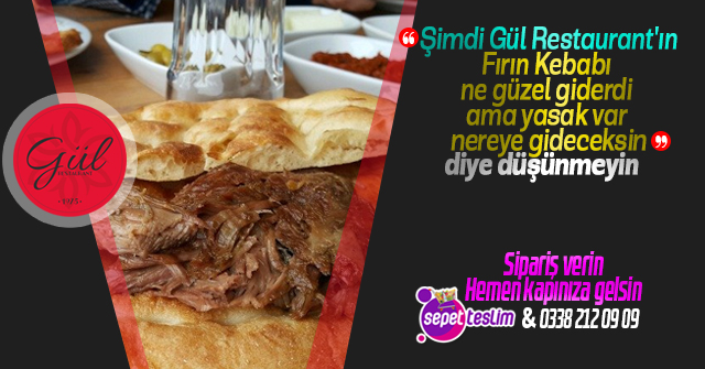 Gül Restaurantın sipariş hizmeti artık daha hızlı