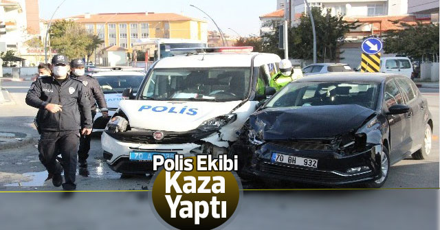 Cezaevinde isyan alarmına giden polis ekibi kaza yaptı