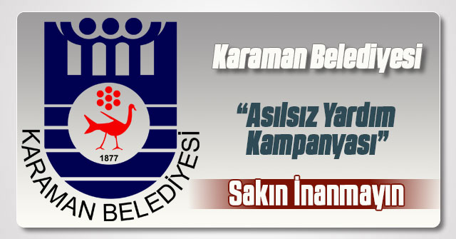 Belediyeden Asılsız Yardım Kampanyası Uyarısı