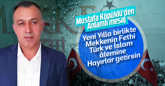 Mustafa Köpüklü’den anlamlı mesaj