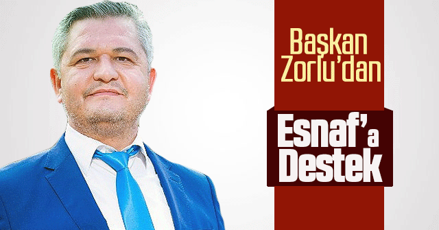 Başkan Zorlu Esnafın Su Borçlarını Karşılıyor