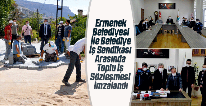 Ermenek Belediyesi İşçileri için Toplu İş Sözleşmesi İmzalandı