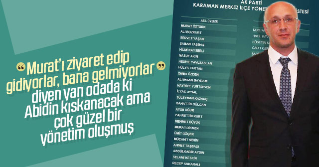 Murat Öztürk ün yeni yönetimi belli oldu