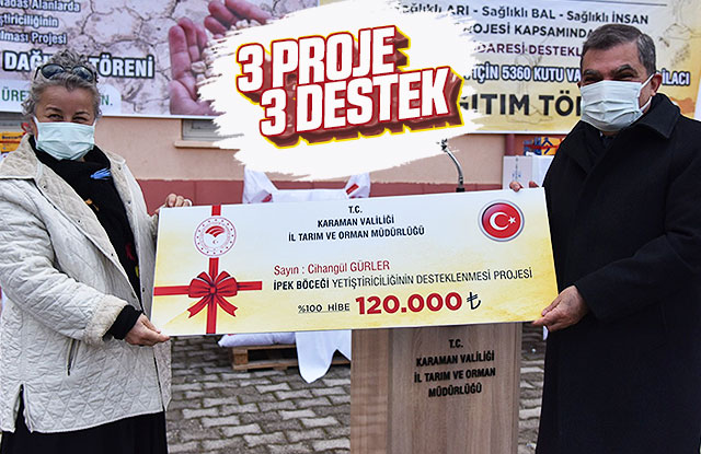 İl Müdürlüğünden Üreticilerimize 3 Proje 3 Destek