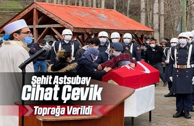 Şehit Astsubay Çavuş Cihat Çevik Karaman'da Toprağa Verildi