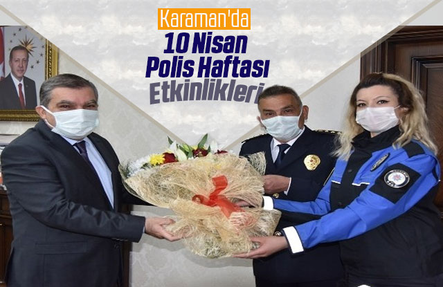 Karaman'da 10 Nisan Polis Haftası etkinlikleri