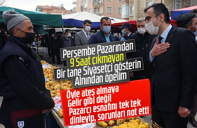 Başkan Kalaycı Perşembe Pazarını Ziyaret Etti