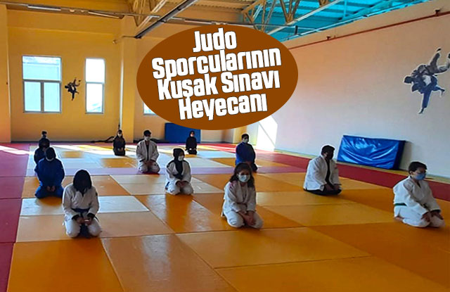 Judo Sporcularının Kuşak Sınavı Heyecanı