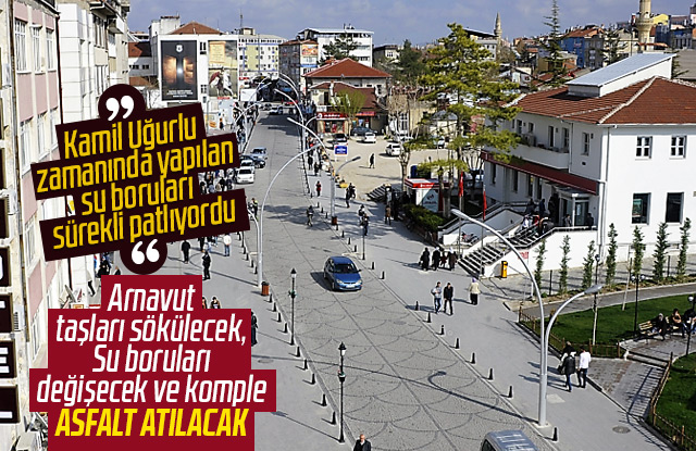 İsmet Paşa Caddesi yenilenecek