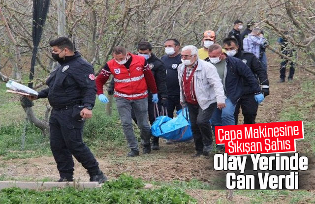 Çapa Makinesine Sıkışan Şahıs Olay Yerinde Can Verdi